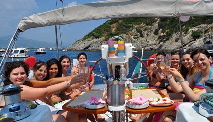 Boat party, hen party
